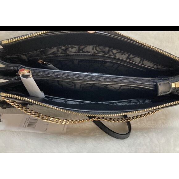 Brand New CK Calvin Klein Logo Embossed Smooth Crossbody Shoulderbag MSRP $158 - Picture 10 of 10